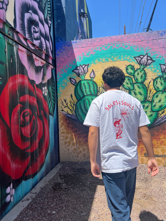 Daylight Tee - White/Red